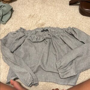 Brandy Melville Off-Shoulder Blouse